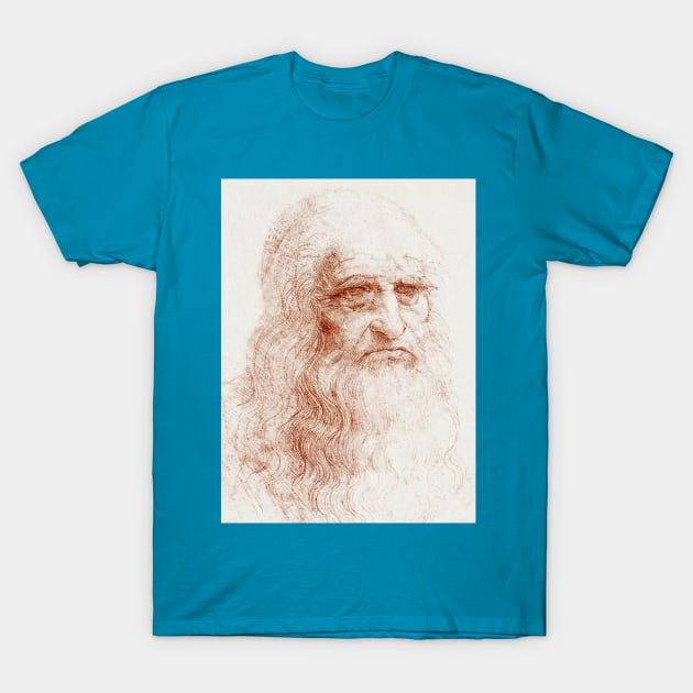 Portrait of Da Vinci T-Shirt by Drmb